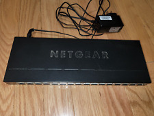 NetGear GS316 16-Port Ethernet Gigabit Unmanaged Switch w/power supply picture