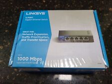 Linksys SE3005 5-port Gigabit Ethernet Switch In Retail Box picture