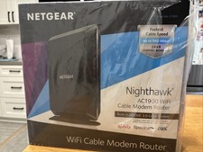 New In Box Netgear Nighthawk AC1900 WiFi Cable Model Router picture