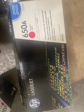 HP 650A CE273A Magenta Toner Cartridge Genuine OEM  -  picture
