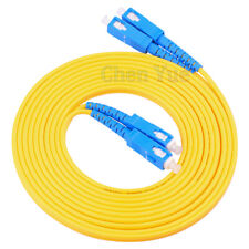 60M SC-SC UPC 9/125 Duplex Single-Mode Fiber Optic Patch Cord PVC Fiber Cable picture