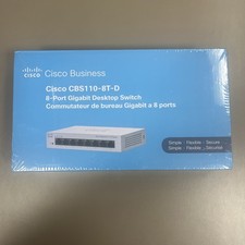 Cisco Business CBS110-8T-D Unmanaged Switch, 8 Port GE, Desktop picture